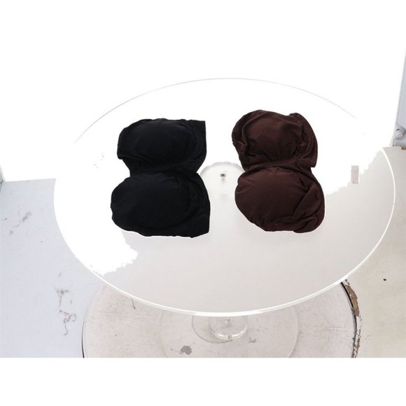 NWT RHONDA SHEAR 2 PIECE ANTIMICROBIAL UNDERWIRE BANDEAU BRA'S ESPRESSO & BLACK - Picture 4 of 11